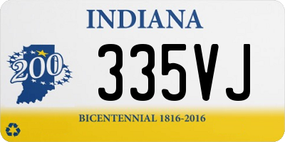 IN license plate 335VJ