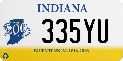 IN license plate 335YU