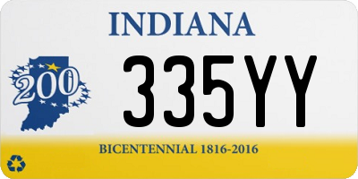 IN license plate 335YY