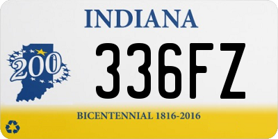 IN license plate 336FZ