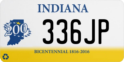 IN license plate 336JP