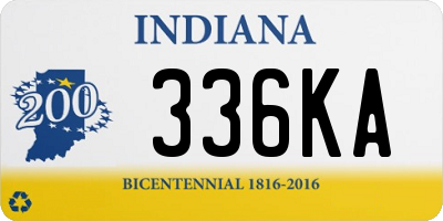 IN license plate 336KA