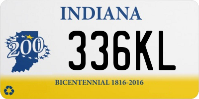 IN license plate 336KL