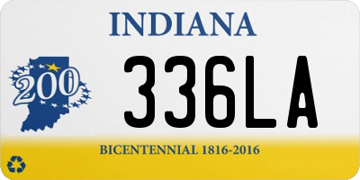 IN license plate 336LA