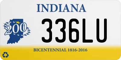 IN license plate 336LU