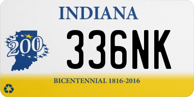 IN license plate 336NK