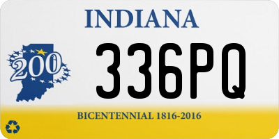 IN license plate 336PQ