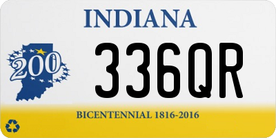 IN license plate 336QR