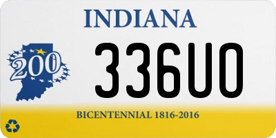 IN license plate 336UO