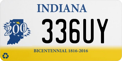 IN license plate 336UY