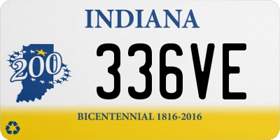 IN license plate 336VE