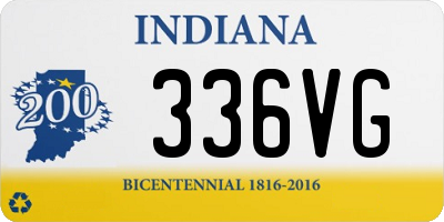 IN license plate 336VG