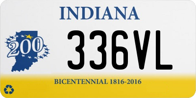 IN license plate 336VL