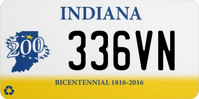 IN license plate 336VN