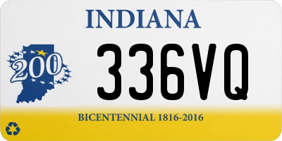 IN license plate 336VQ