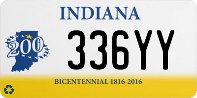 IN license plate 336YY