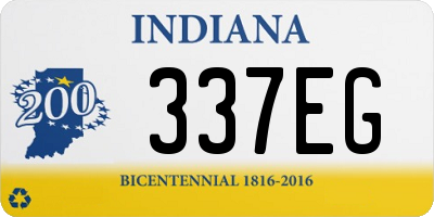 IN license plate 337EG