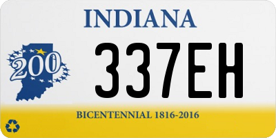 IN license plate 337EH