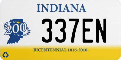 IN license plate 337EN