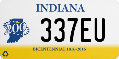 IN license plate 337EU