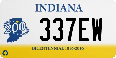 IN license plate 337EW