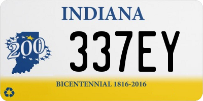 IN license plate 337EY