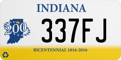 IN license plate 337FJ