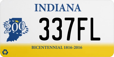 IN license plate 337FL