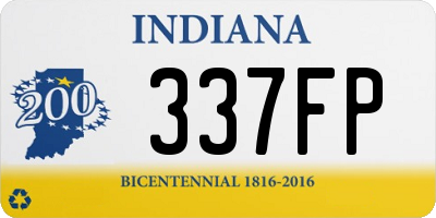 IN license plate 337FP