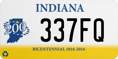 IN license plate 337FQ