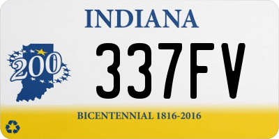 IN license plate 337FV