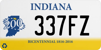 IN license plate 337FZ