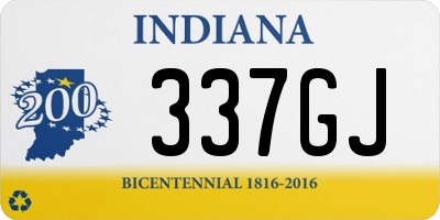 IN license plate 337GJ