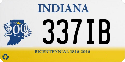 IN license plate 337IB