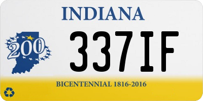 IN license plate 337IF