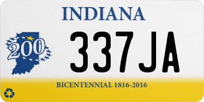 IN license plate 337JA