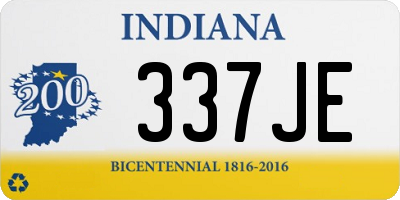 IN license plate 337JE