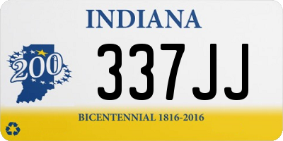 IN license plate 337JJ