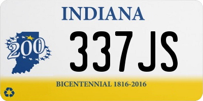 IN license plate 337JS