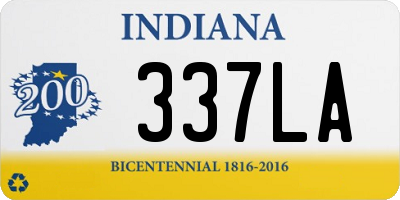 IN license plate 337LA