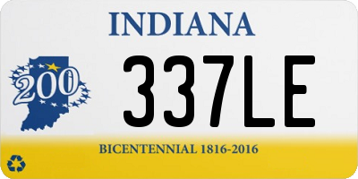 IN license plate 337LE