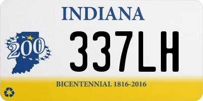 IN license plate 337LH