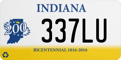 IN license plate 337LU