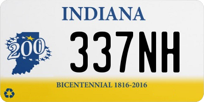 IN license plate 337NH