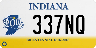 IN license plate 337NQ