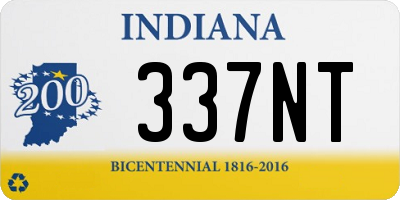 IN license plate 337NT