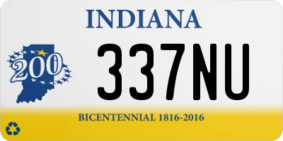 IN license plate 337NU