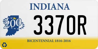 IN license plate 337OR