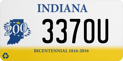 IN license plate 337OU