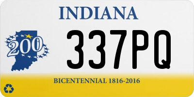 IN license plate 337PQ